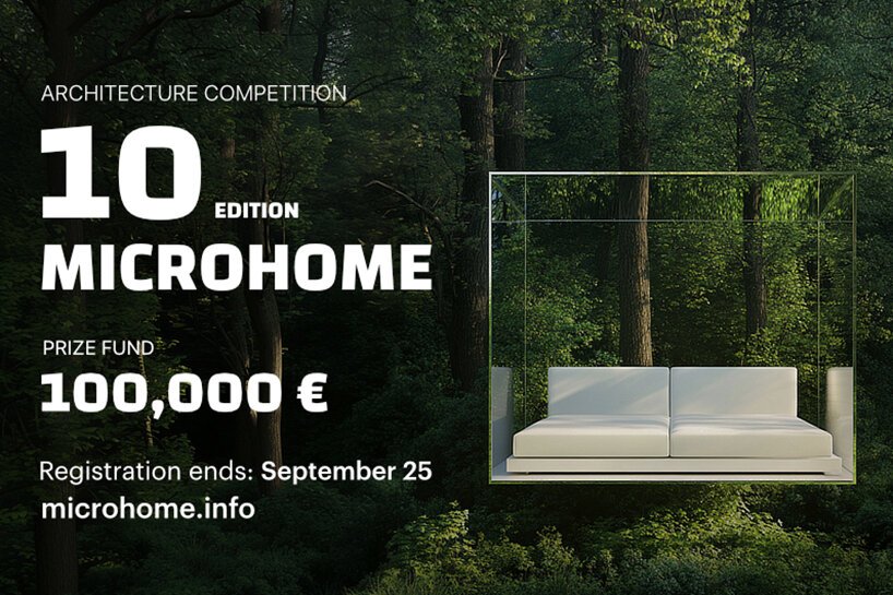 from tiny homes to concrete pavilions, which designboom competition will you join this year?