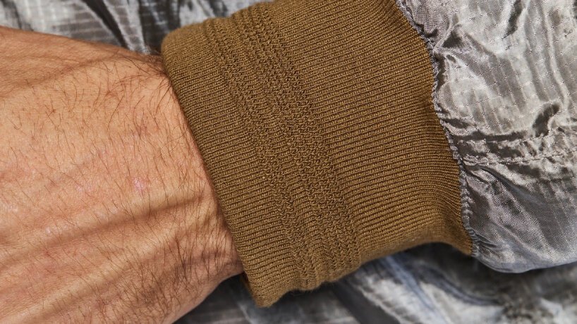 detailed view of the cuff