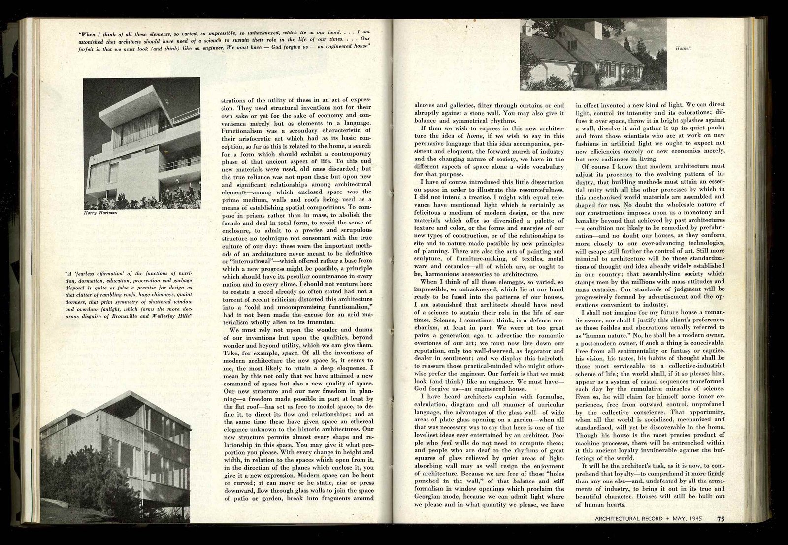 Architectural Record, May 1945