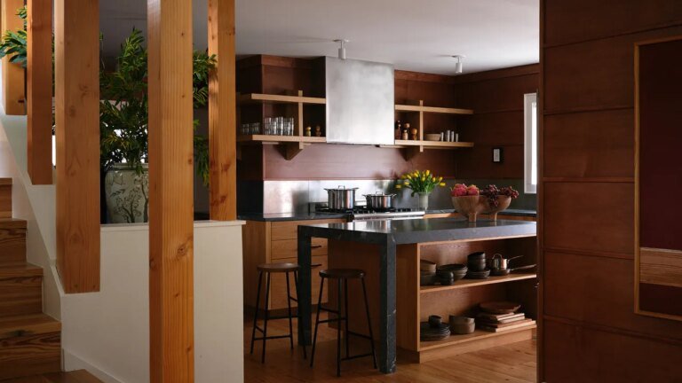 California Roots, Japanese Influences, and a Map of Ohio Complete This Creative Couple’s Texas Craftsman