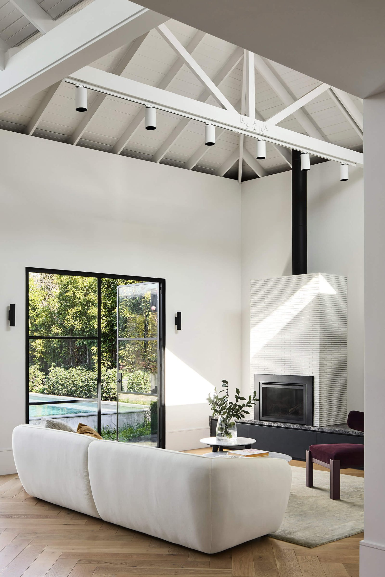 Open-plan living and dining bring warmth and refinement to this Australian family home.