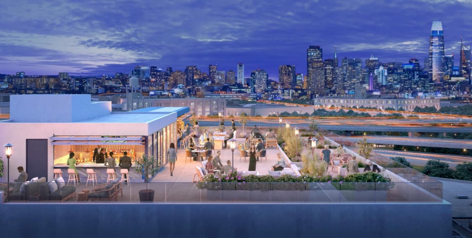 Rendering of adaptive re-use project by Peter Logan