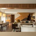 Mill House / Silverline - Interior Photography, Dining room, Wood, Sofa, Lighting, Table, Chair