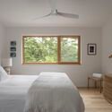 The Roost Residence / OPAL - Interior Photography, Bedroom, Wood, Lighting, Bed