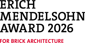 EMP2026-EN-trans_RGB.png Erich Mendelsohn Award 2026 for Brick Architecture
