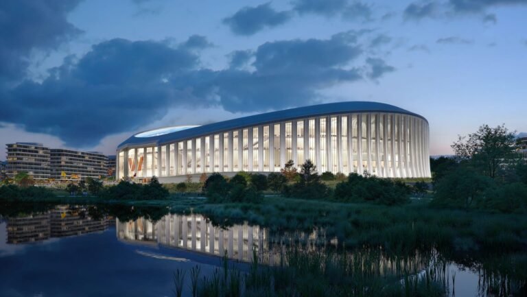 exterior rendering of stadium