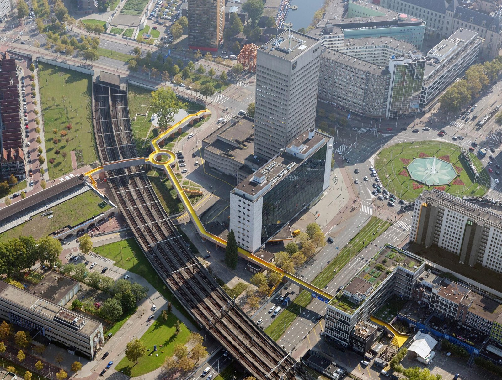 The Luchtsingel Pedestrian Bridge by [ZUS] Zones Urbaines Sensibles - architizer