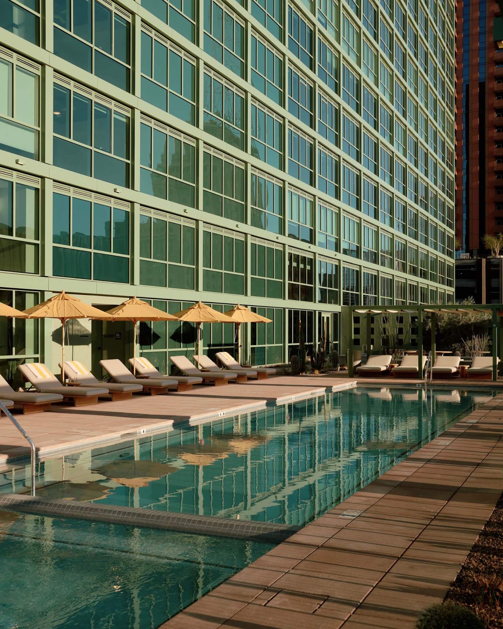 pool and lounges