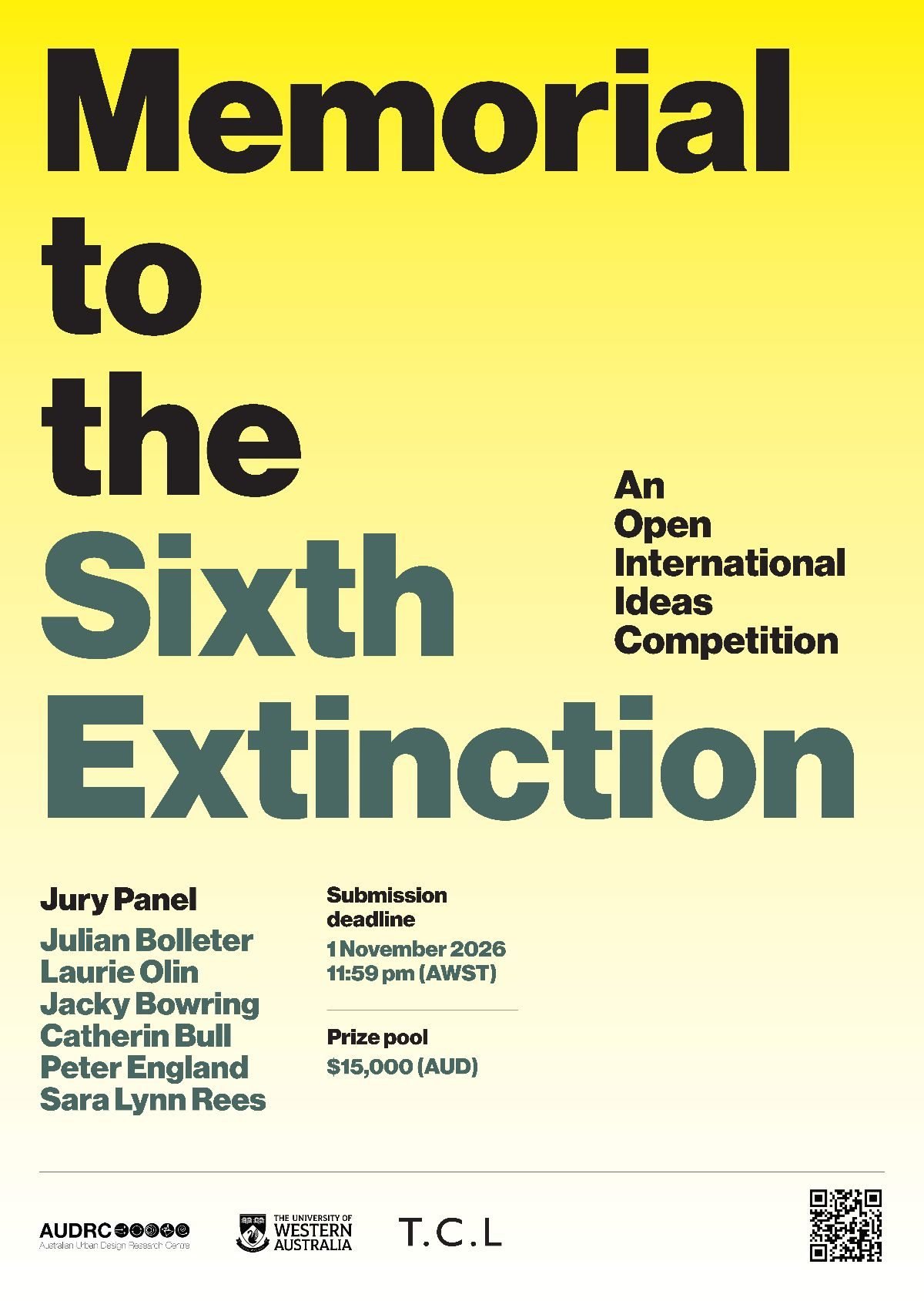 Memorial to the Sixth Extinction – An Open International Ideas Competition