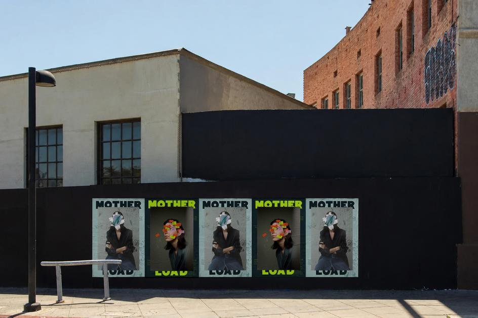Full banner view of Rachel Many Mother Load visual project assets