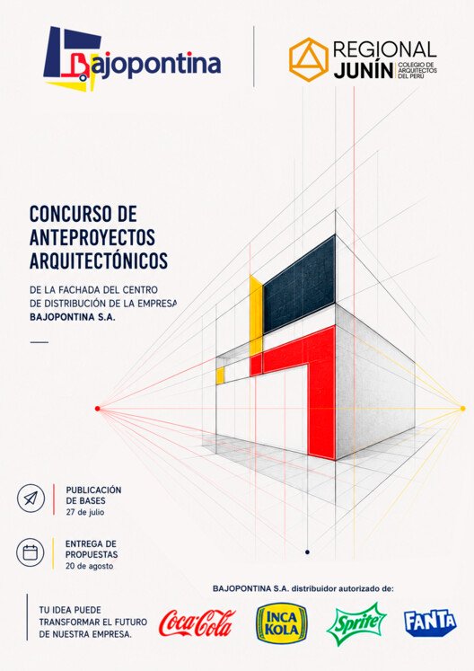 Architectural Design Competition for the Facade of the Bajopontina S.A. Distribution Center - Image 1 of 1
